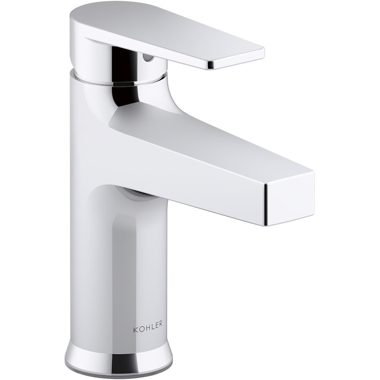 Kohler 74013-4-CP Taut Single Hole Bathroom Faucet with Drain